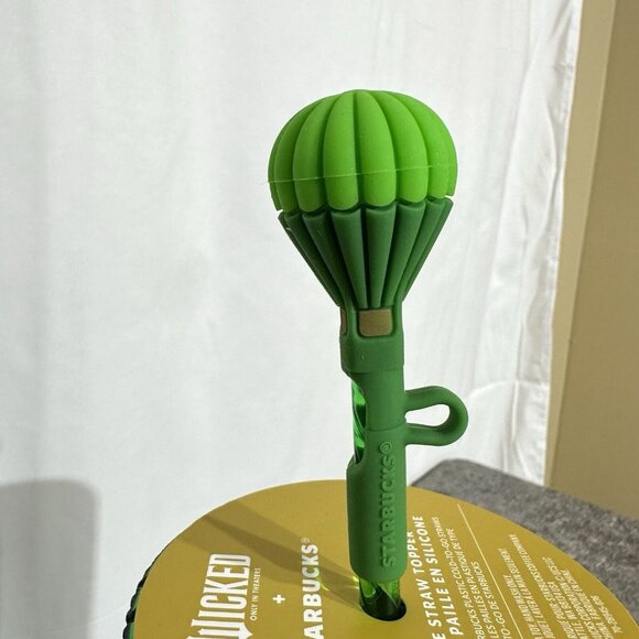 Starbucks “Wicked” 2024 Emerald Green City 24 Oz. Tumbler Cup NEW W/ Topper - Picture 5 of 7